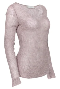 Stella McCartney - Beige Scoop Neck Loose Knit Top Sz XS
