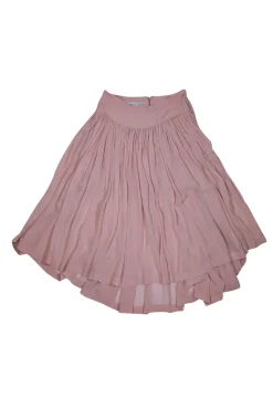 Stella McCartney - Pastel Pink Drop Waist Skirt Sz 2