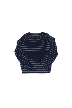 Steven Alan - Navy & White Striped Sweater Sz M
