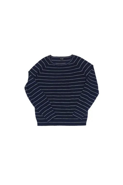 Steven Alan - Navy & White Striped Sweater Sz M