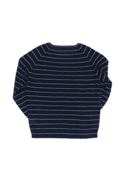 Steven Alan - Navy & White Striped Sweater Sz M