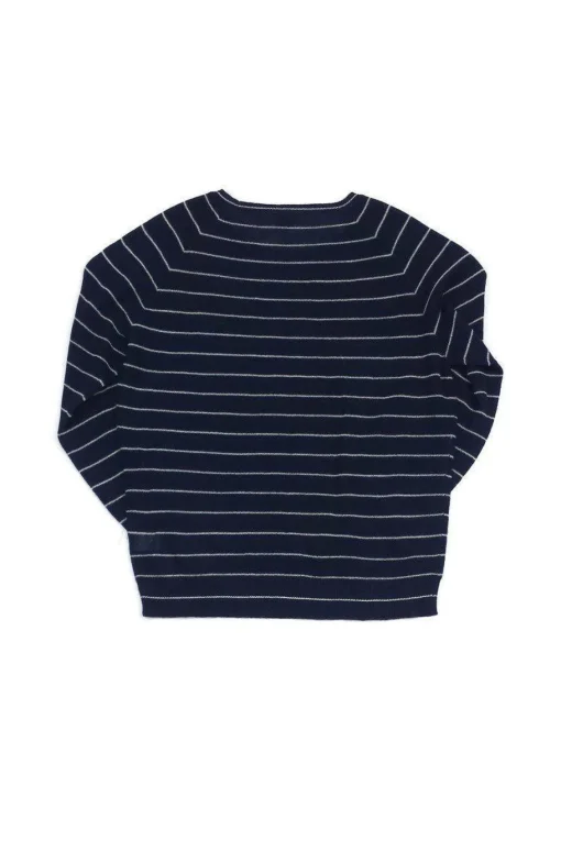 Steven Alan - Navy & White Striped Sweater Sz M