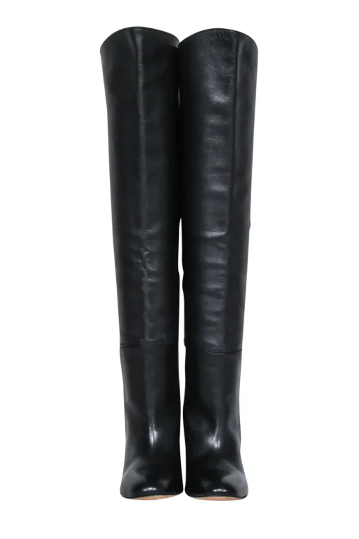 Stuart Weitzman - Black Leather Tall Boots Sz 5