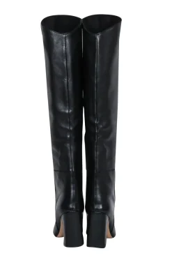 Stuart Weitzman - Black Leather Tall Boots Sz 5