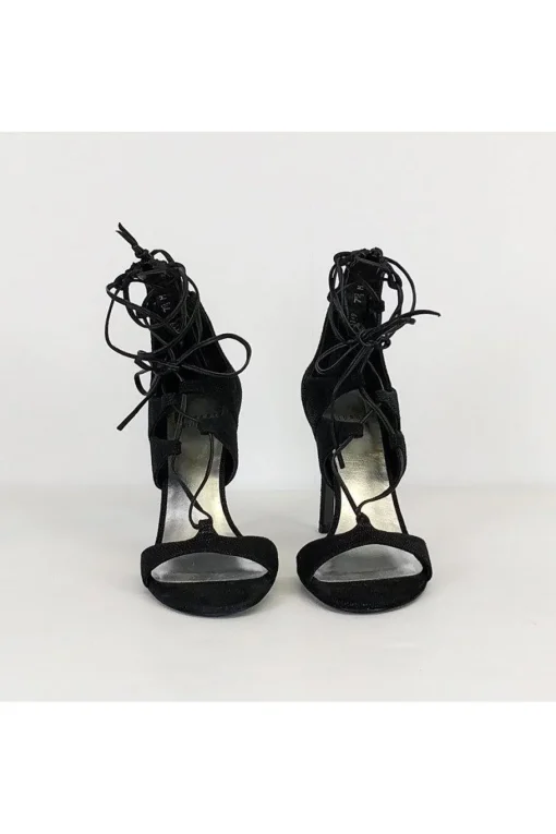 Stuart Weitzman - Black Strappy Heels Sz 7.5
