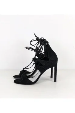 Stuart Weitzman - Black Strappy Heels Sz 7.5