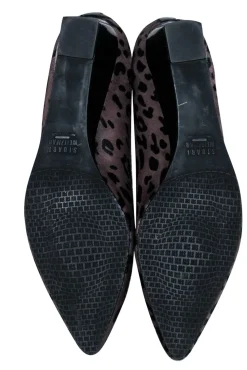 Stuart Weitzman - Brown & Black Leopard Print Pony Hair Pumps Sz 8.5