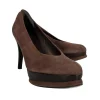 Stuart Weitzman - Brown Suede Platform Pumps Sz 6