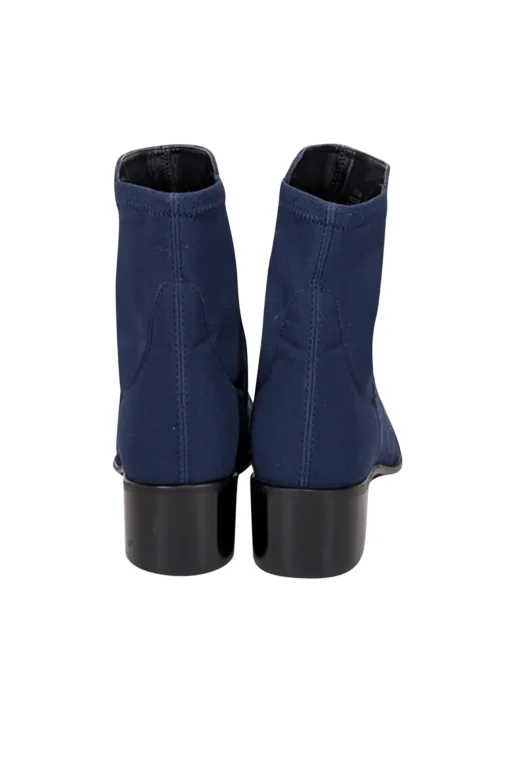 Stuart Weitzman - Navy Suede Short Boots Sz 7.5