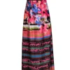 Sue Wong - Multicolor Floral Print Maxi Gown Sz 4