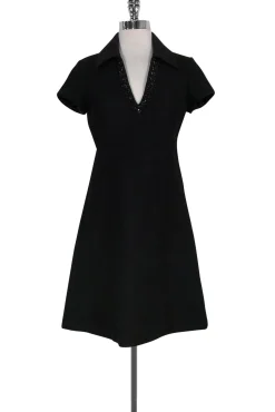 Susana Monaco - Black Wool Blend Dress Sz 2