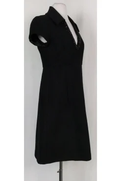 Susana Monaco - Black Wool Blend Dress Sz 2