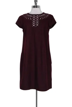 Susana Monaco - Burgundy Cut Out Dress Sz 4