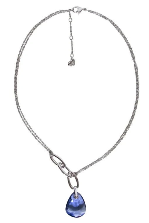 Swarovski - Mini Parallel Tanzanite Necklace