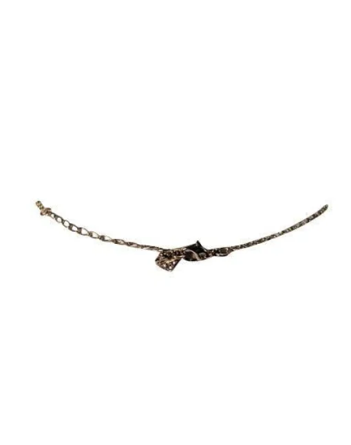 Swarovski - Silver, White, & Gunmetal Fringe Layered Necklace