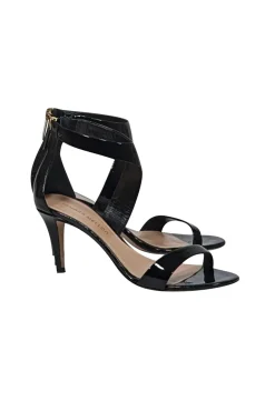 Tamara Mellon - Black Patent Leather Open Toe Sz 8.5