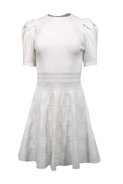 Ted Baker - Ivory Knit Short Sleeve Dress Sz 4