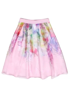 Ted Baker - Pink & Multi Color Floral Print Sz 2