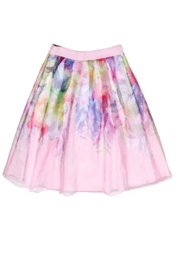 Ted Baker - Pink & Multi Color Floral Print Sz 2