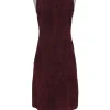 Theory - Auburn Smoke Parnella Suede Dress Sz 4