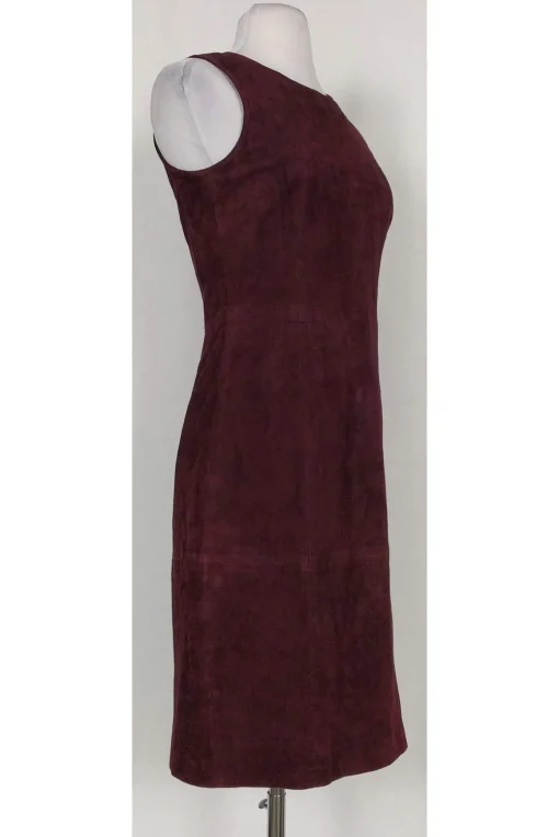 Theory - Auburn Smoke Parnella Suede Dress Sz 4