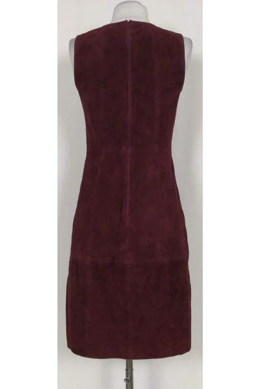 Theory - Auburn Smoke Parnella Suede Dress Sz 4