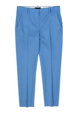 Theory - Baby Blue Tapered Leg Wool Trousers Sz 0