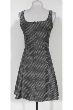 Theory - Black & White Flared Dress Sz 2