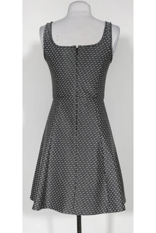 Theory - Black & White Flared Dress Sz 2