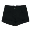 Theory - Black High Waisted Linen Blend Shorts Sz 2