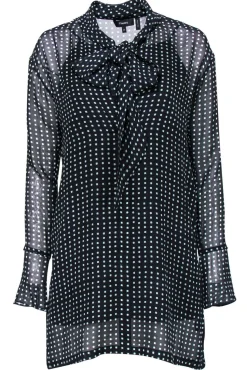 Theory - Black Square Print Shift Dress Sz 00