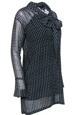 Theory - Black Square Print Shift Dress Sz 00