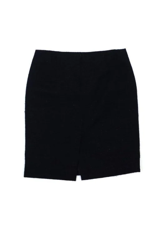 Theory - Black Woven Sparkle Pencil Skirt Sz 10