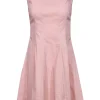 Theory - Blush Pleated Fit & Flare Sleeveless Mini Dress Sz 2