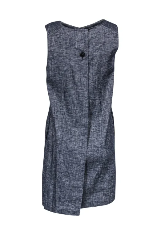 Theory - Chambray Sleeveless Shift Dress Sz 6
