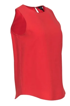 Theory - Coral Textured Relaxed Tank Sz S