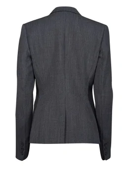 Theory - Dark Grey & Black Wool Blend Blazer Sz 6