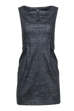 Theory - Dark Grey Sleeveless Work Dress Sz 2