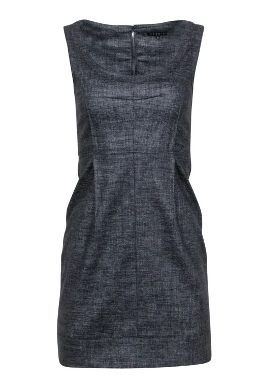 Theory - Dark Grey Sleeveless Work Dress Sz 2