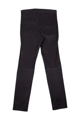 Theory - Dark Redwood Lamb Leather Leggings Sz 10