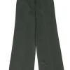 Theory - Dark Rosemary Crepe Wide-Leg Pants Sz 2