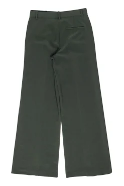 Theory - Dark Rosemary Crepe Wide-Leg Pants Sz 2