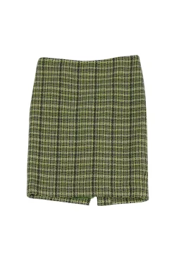 Theory - Green Tweed Skirt Sz 0
