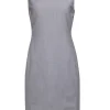Theory - Grey Sleeveless Knee-length Sheath Dress Sz 8