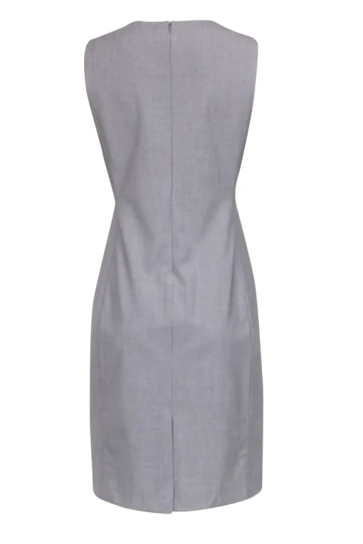 Theory - Grey Sleeveless Knee-length Sheath Dress Sz 8