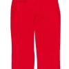 Theory - Red Capri Pants w/ Button Cuffs Sz 0
