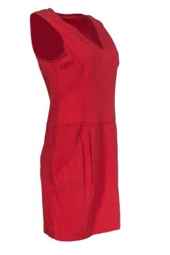 Theory - Red Sleeveless Sheath Dress Sz 6