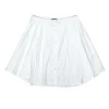 Theory - White Cotton Pleated Skirt Sz 00