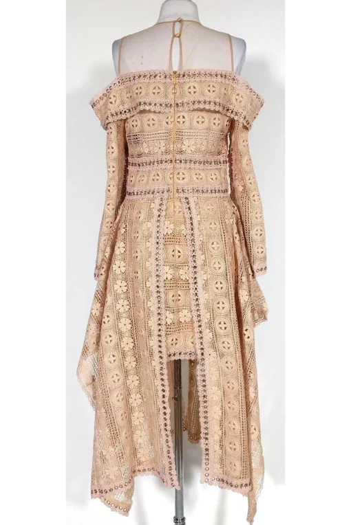 Thurley - Blush Pink Eyelet Dress Sz 12
