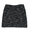 Tibi - Black & White Marbled Tween Miniskirt Sz 0